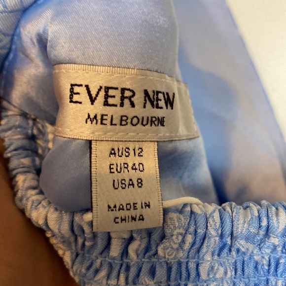 {Ever New | ASOS} Plunge Neck Mini Dress, Size 8 - Picture 8 of 12